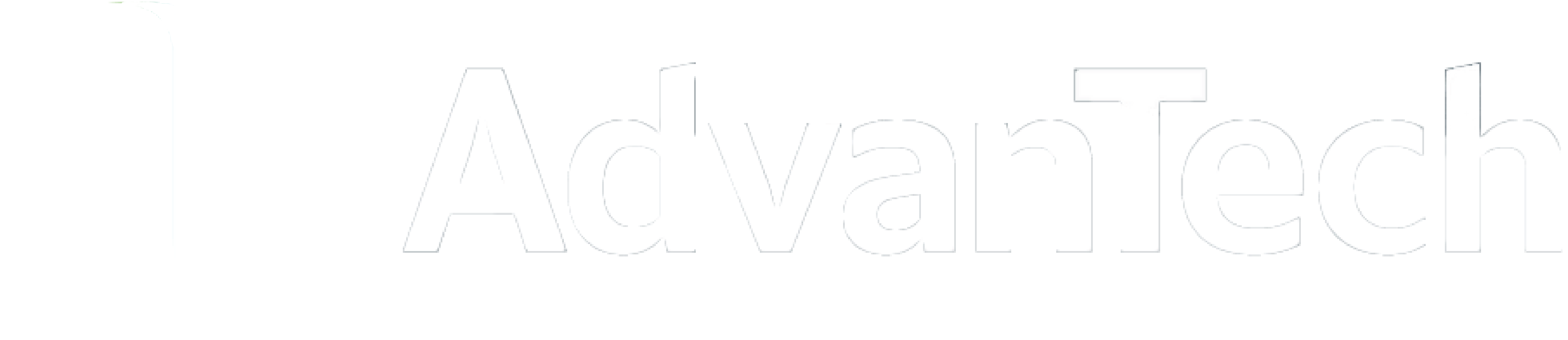 advantech logo_all white_woman owned_no background